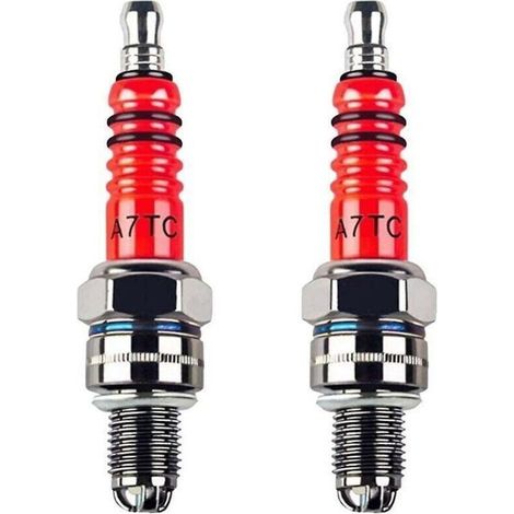 Bougies d'allumage à électrode de course A7tc pour VTT, scooter, buggy, karts, 2 pièces,de DEBUNS (1/4)