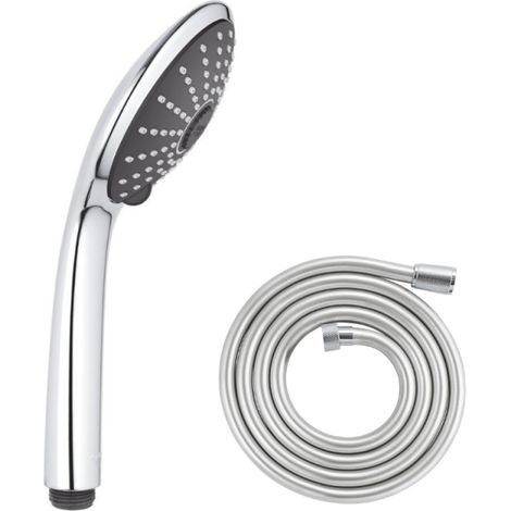 GROHE Teleducha 3 chorros Vitalio Joy 110 Cromo masaje con flexible 2000 (1/4)