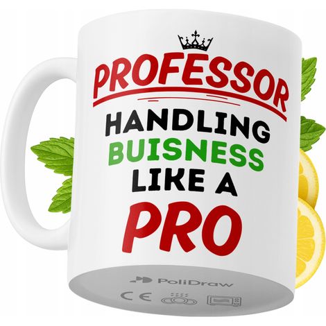 Lustige Tasse für Professoren – Kaffee- oder Teetasse mit witzigem Textdesign – ideal für Geburtstage, Namenstage, Feiertage und besondere Anlässe. Hochwertige Tasse für Zuhause, Büro und Arbeit. Farb