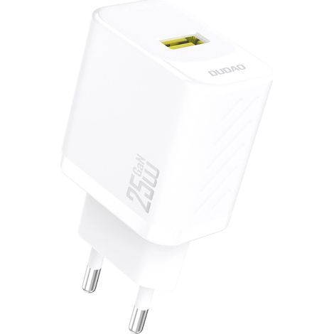 Chargeur mural USB-A GaN 25 W - Blanc
