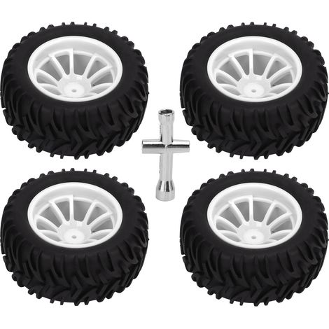 RC-Truck-Reifen aus weichem und strapazierfähigem Gummi, kompatibel mit HSP 94111, 94188, 94108 und HPI, Verschleißersatz (1/5)