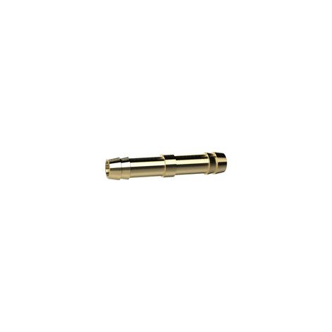 Riegler Doppelschlauchtülle, für Schlauch LW 10 mm, Messing, L=55mm (1/2)