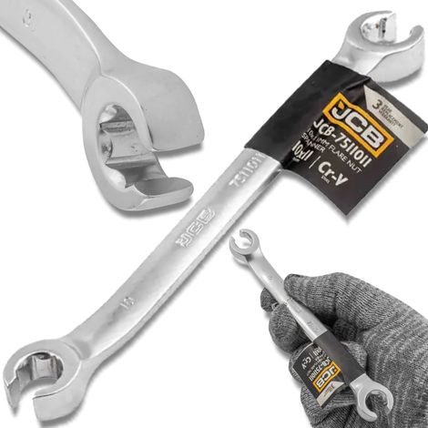 JCB 10x11mm Sprengringschlüssel, 2-seitig, Cr-V, 6-kant (1/5)