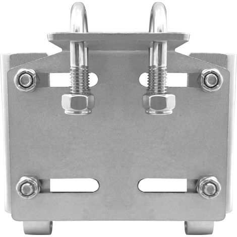 304 stainless steel marine anchor brackets are suitable for round tube horizontal/vertical marine hardware accessories - horizontal type 7/8 inch - 1 inch - stainless steel (1/4)