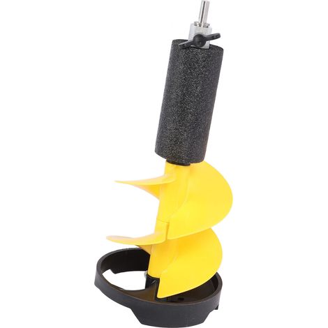 Tarière à glace en nylon de 20 cm de diamètre et 50 cm de longueur, avec adaptateur polyvalent et flotteur. (1/5)