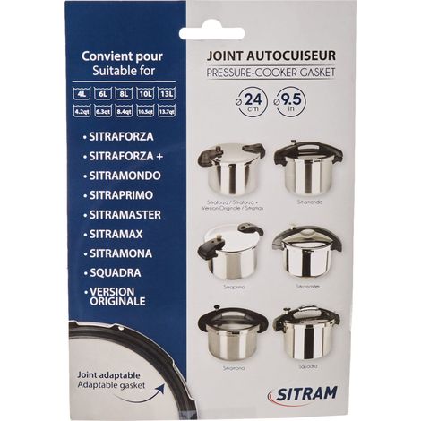 Guarnizione del coperchio SITRAM originale 4-10L SITRAFORZA+ MONDO PRIMA SITRASIENA (pentola) - Pentole a pressione - SITRAM - 473653663774011350 (1/2)