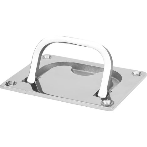 Poignée encastrée de trappe de pont de bateau en acier inoxydable 316 (1/5)