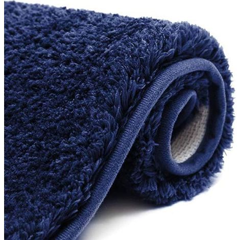 Tapis de sol de salle de bain absorbant, tapis de sol de salle de bain antidérapant, épais et moelleux, microfibre douce, lavable en machine(80x120cm) (1/5)