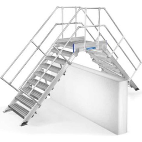 Mauderer Bavaria Aluminium Überstieg M 1010mm Plattformlänge 1540mm lichte Höhe
