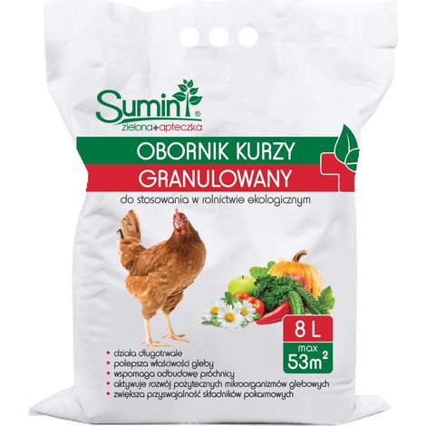 SUM55 FUMIER DE POULET GRANULÉ 8L ENGRAIS NATUREL SUMIN (1/5)