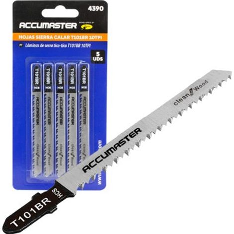 Hojas De Sierra T101BR 10TPI Acero Alta Resistencia 100mm 5 Unidades