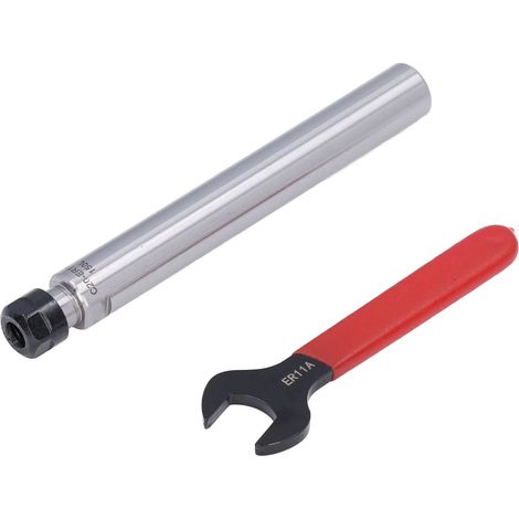 Ensemble de rallonges de mandrin de fraise en 2 pièces C20-ER11A-150L, longueur de tige de 150 mm, clé incluse. (1/5)