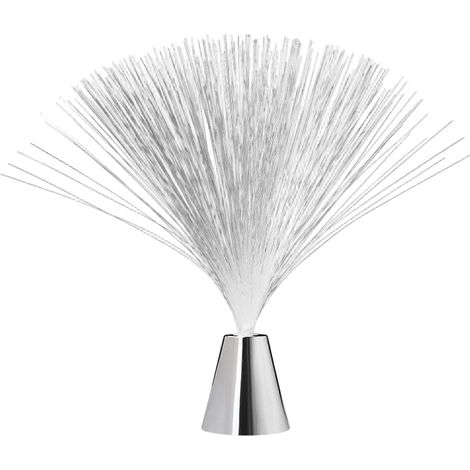 Veilleuse à fibre optique à couleurs changeantes, lampe de chevet avec base conique pour la décoration intérieure, Noël et le Nouvel An (1/4)
