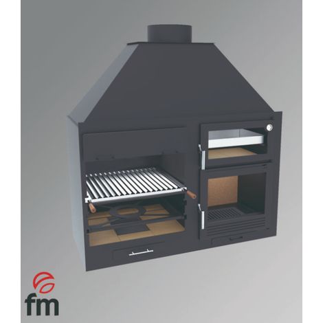 BARBACOA HORNO MODELO FUSIÓN 140 DE FM BARBACOAS (1/3)