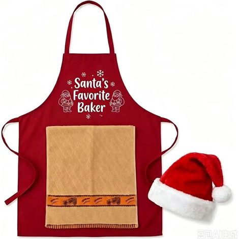 MegaHaustechnik Verwaltungs-GmbH - Tablier de cuisine farce de Noël pour chef - Tablier de cuisine farce de Noël pour barbecue - C -