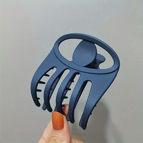 pince à cheveux élégante mate style vintage tendance, pince bec de canard, accessoire pour cheveux femme (1/5)