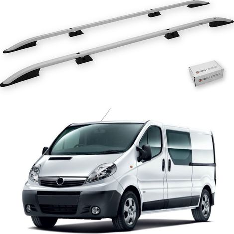 TURTLE kompatibel mit Opel Vivaro (X83) 2001-2014 / Kurze Version Dachreling Crown Grau (1/5)
