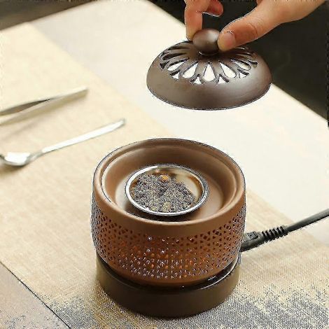 Diffuseur d'huiles essentielles électronique, veilleuse, 220 V, minuterie, contrôle de la température, A, f26 (1/5)