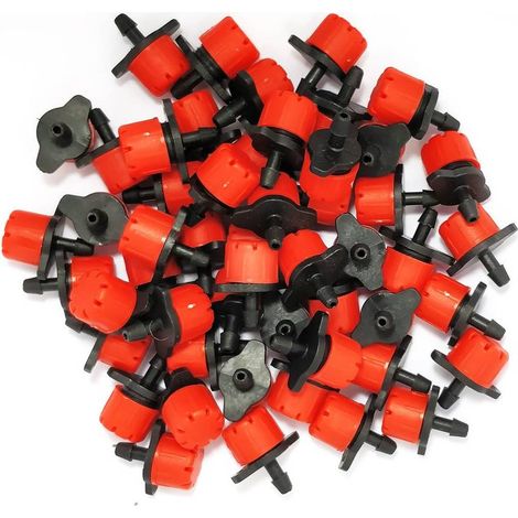 Lot de 50 goutteurs couleur rouge (1/3)