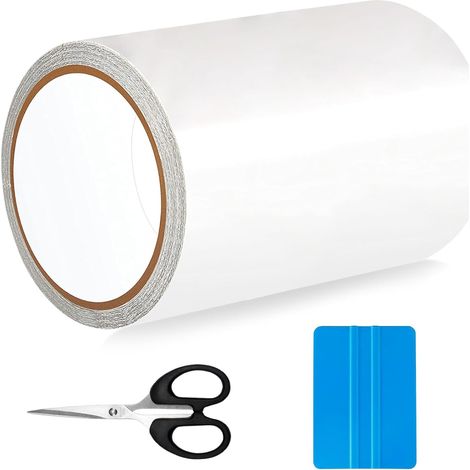 Kit Reparation Piscine, 10x150cm Rustine Piscine Sous l'eau, Liner Piscine Kit de Réparation Piscine en TPU Auto-Adhésifs, Patchs Réparation de Tente pour lit d'eau, Piscine, Liner de Piscine (1/5)
