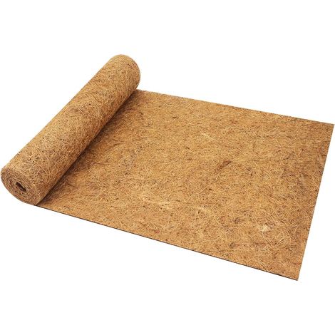 Coco Liner Roll Coir Liner for Hanging Basket, Flower Pot Filler, Thick Coconut Growing Mat for Planters, Reptiles (300x40cm) (1/5)
