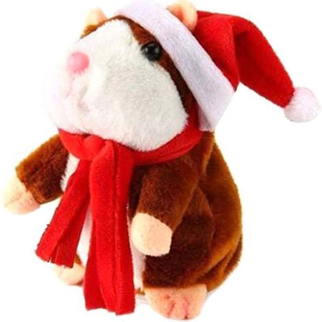 Hamster Électronique Parlant et Changeur de Voix - Jouet Interactif en Peluche Cadeau pour Enfants (1/5)