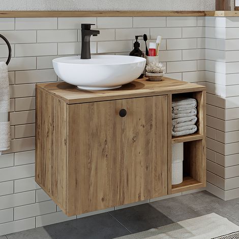 Roomart LOTUS-I-65 Bad-Set 2-tlg 65 cm breit, Eiche