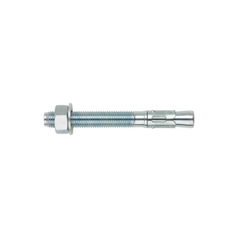 Schwerlast-Montageanker männlich - Verzinkter Stift - Verzinkte Scheibe M10 x 150 Ø10 - 50 Stück in der Packung