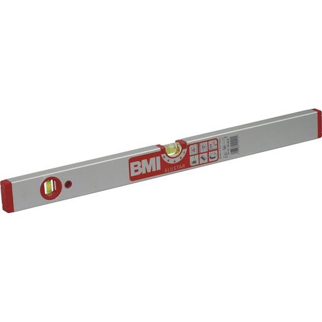 Wasserwaage ALUSTAR, Aluminium 100cm, Genauigkeit 0,5mm/m, m.Magnet (1/5)