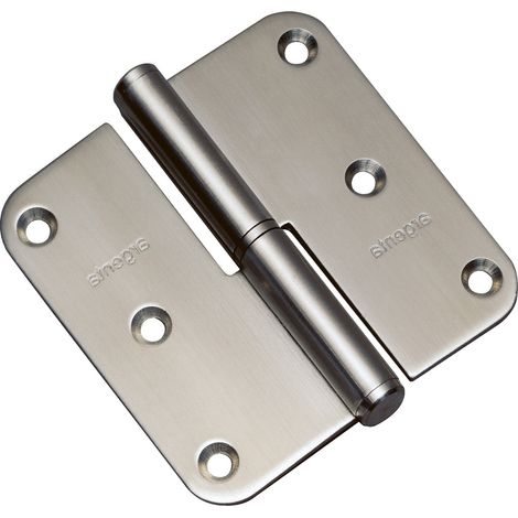 Paumelle inox 80/80A gauche - ARGENTA - 38080117