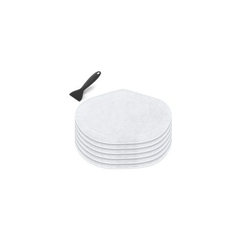 Vadrouilles de Rechange Lavables pour PAEU0332 Brosse Polti Serpillere Vaporetto Vaporforce pour Toutes Les Surfaces, Smart 35Mop, Smart 40Mop, Smart 100, 1 Pelle de Nettoyage, Lot de 6 (1/5)