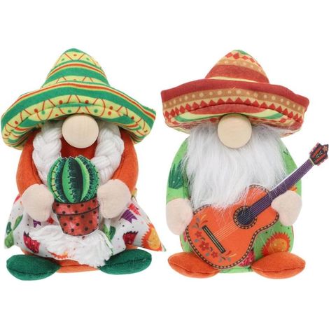 Mexikanische Baumwollgnome, dekorative Gnome für den Innenbereich (1/5)