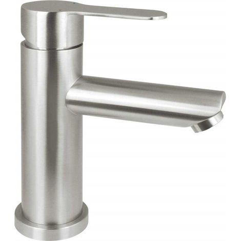 Neo Neo Lupo rubinetto da lavabo in acciaio spazzolato design moderno