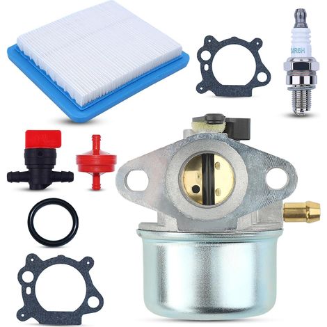 799868 Jeu de carburateur compatible Craftsman Briggs & Stratton Gold 6,25 6,75 HP MRS Tondeuse poussée 675 190cc. (1/5)