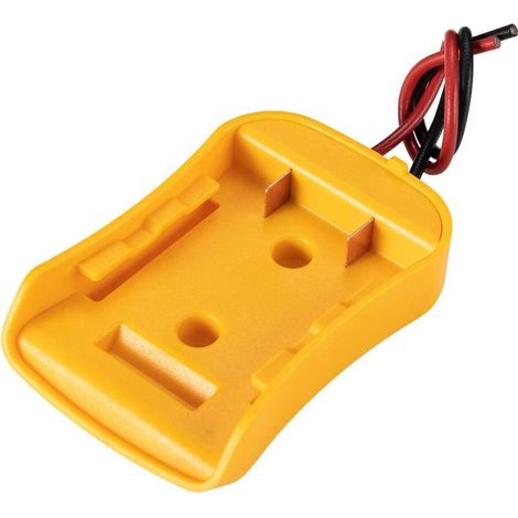 Adaptateur batterie roue motrice pour batterie 20V connecteur quai 18V câble calibre 12 pour robotique (1/5)