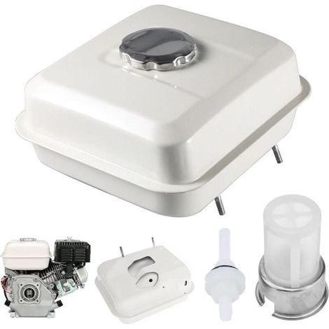 Depósito de combustible para motores Honda GX120, GX140, GX160 y GX200, kit de depósito de combustible de 3 litros con tapa, filtro de combustible y manguera de combustible.