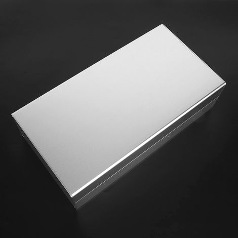 Boîtier de circuit imprimé en aluminium, accessoire électrique, dissipation thermique argent sable pour GPRS (1/5)