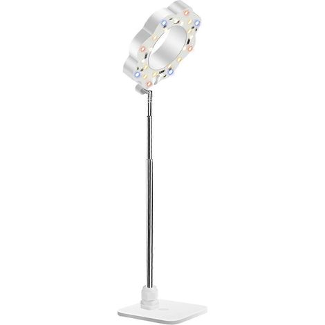 Lampes horticoles LED à spectre complet pour plantes d'intérieur, avec support amovible et minuterie automatique. (1/5)