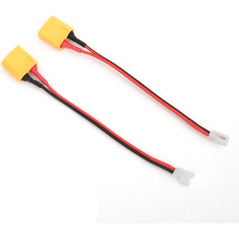 Lot de 2 Chargeurs Batterie 60C Ligne d'Équilibrage pour Hélicoptère Drone FPV Quadricoptère, Accessoires RC Noir et Rouge (1/5)