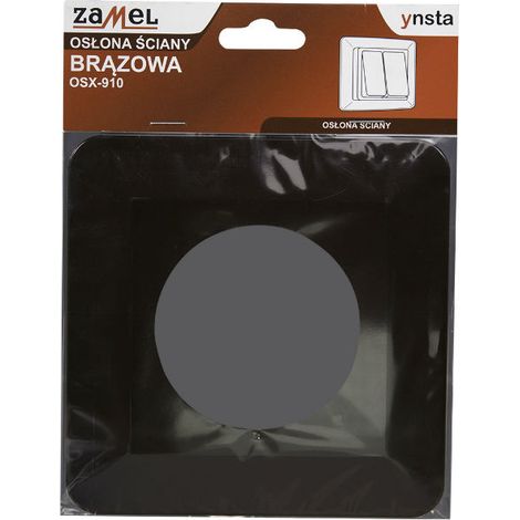 Einzelne braune Wandabdeckung OSX-910-BRA Zamel YNS10000046 (1/4)