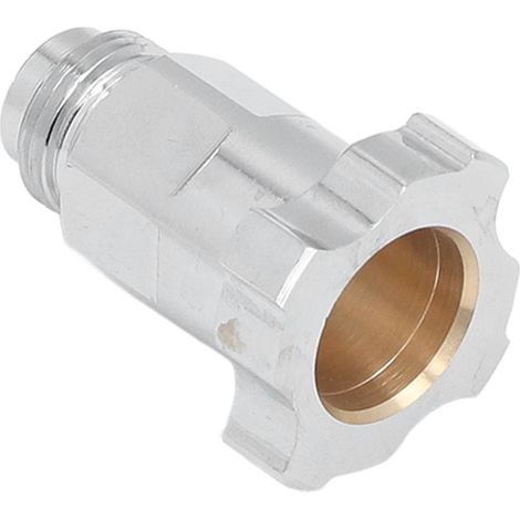 Raccord pour godet pulvérisateur, raccord pour pot jetable en acier inoxydable, adaptateur pour aérographe, raccord pour arrosoir, filetage extérieur G3/8 (1/5)