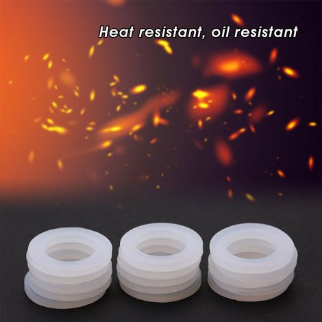 15 pièces joints toriques silicone pour chauffe-eau, rondelles plates d'étanchéité sans odeur, 3/4 (1/5)