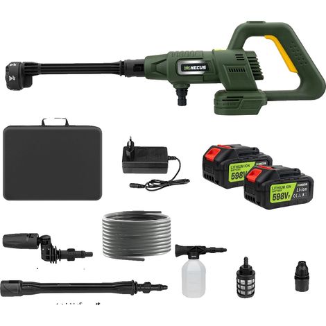 Nettoyeur haute pression, pression maximale de 200 BAR, moteur sans balais, 2 Batterie (1/2)