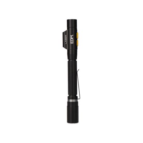Lampada portatile edm laserstrike ricaricabile 250 lm 6500 K