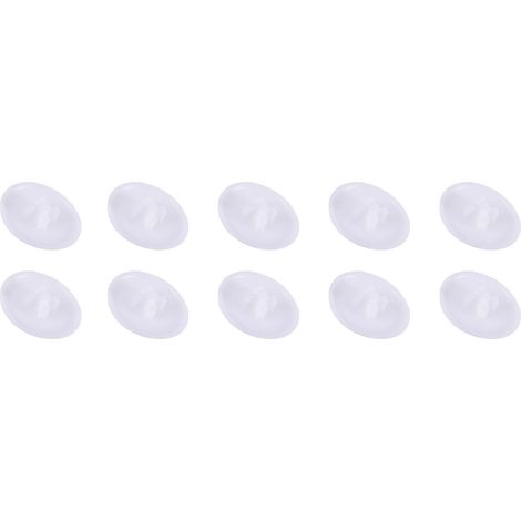 17mm Dia Vis Capuchon Couvre x 100PCS Rond Forme Plastique Auto Taraudage Vis Tête Capuchons Couvercles pour Maison Meubles Décoration, Blanc (1/5)
