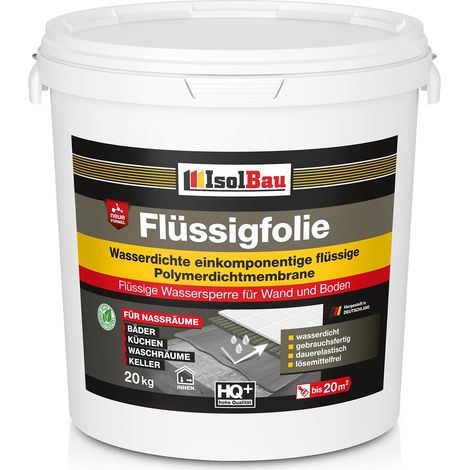 Flüssigfolie 20 kg Original Dichtfolie Hoch-Flexibel Abdichtung Bad Dusche (1/5)
