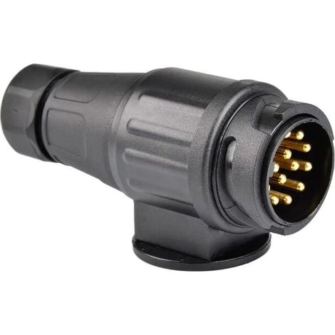 13-poliger Stecker, 12 V, 13-polige Steckdose, Anhängerkupplung Typ N, Fahrzeugterminal, Autoanhängersteckdose, europäische Nylon-Anhängersteckdose, 13-polig (1/5)