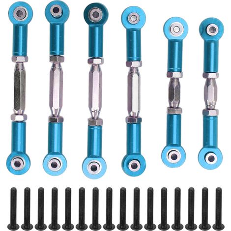 Support de tige de traction métallique pour ARRMA Senton Granite, pièces de rechange et amélioration pour voiture RC 1/10, bleu (1/5)
