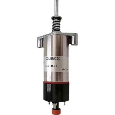 Électrovanne d'arrêt de carburant 155-4653 pour pelle hydraulique CAT E330B E330C E330 (1/5)