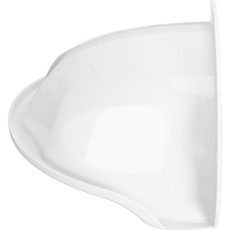 Protection anti-soleil et anti-pluie pour caméra de sécurité extérieure, compatible avec les caméras de surveillance dôme PTZ (blanche). (1/5)